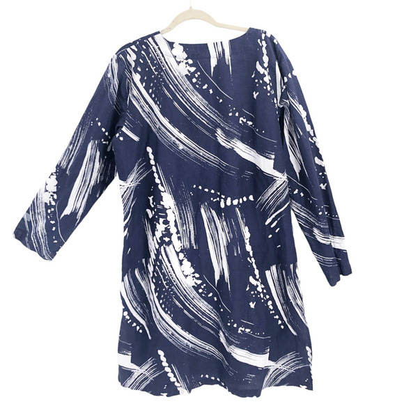 Pine Cone Hill Fine Linens Womens Size XL Split Neck Popover Nightgown Dress - Picture 7 of 8